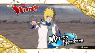 Naruto Ultimate Ninja Storm 3 Minato Namikaze Complete Moveset with Command List [upl. by Weight708]