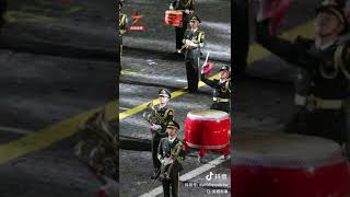 The Chinese sound of PLA in Moscow’s Red Square [upl. by Inalaehak]