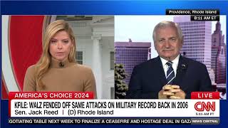 Reed Joins Kate Bolduan on CNN News Central to Discuss National Security amp the 2024 Election [upl. by Ellerol86]