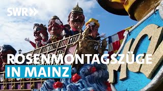 Das Schönste vom Mainzer Rosenmontagszug  SWR Mainz bleibt Mainz 2021 [upl. by Buroker859]