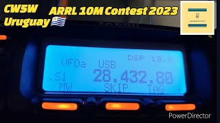 ARRL 10 Meter Contest 2023 On Air with Band and Propagation Report hamradio radiosport [upl. by Hobard96]