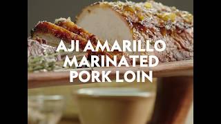 SUPPLIED CONTENT How to make marinated pork loin with pisco mango gastrique [upl. by Henson]