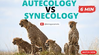 Difference between Autecology and Synecology in Ecological Research with examples [upl. by Hasan]