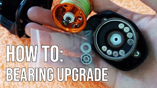 How to replace spool bearings No special tools needed  Gear Tips [upl. by Tillo]