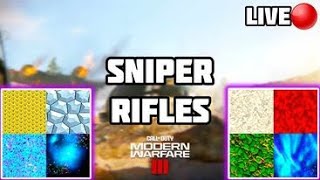 Grinding The Sniper Rifles Camo Challenges In MW3  Livestream [upl. by Reddy287]