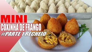 MINI SALGADOS DE FESTAVENDA COXINHA  RECEITAS DA ROSA [upl. by Caines]