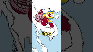 Laos History  capcut countryballs history memes map shorts [upl. by Hailahk]