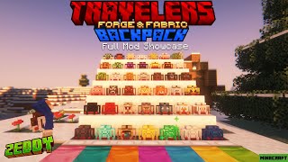 Travelers Backpack Full Mod Showcase  Detailed Cinematic Minecraft Mod Showcase  Up To 1211 [upl. by Aisined]