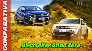 NEW RENAULT CAPTUR VS DACIA DUSTER 2024  SFIDA COMPARATIVA BESTSELLER TEST [upl. by Calesta576]