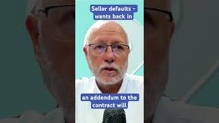 Seller defaults  how to reinstate shorts realestatetips [upl. by Nat]