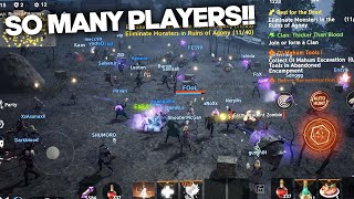 Lineage 2 M is Populated AF Feels like a true MMORPG [upl. by Burl]