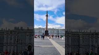 Hermitage museum and Alexander Columnsaintpetersburg GlobalFinanceExplorer [upl. by Irret]