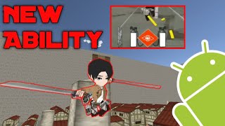 Attack On Titan Android Game NEW ABILITY v13 Download Now [upl. by Eppesuig]