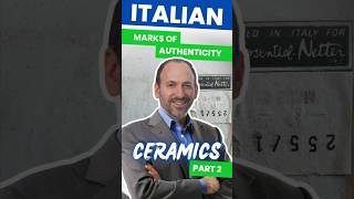 Italian Ceramics Marks of Authenticity [upl. by Norvan]