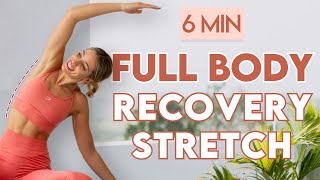 FULL BODY RECOVERY STRETCH ✨ Muscle Pain Prevention  6 min Cool Down [upl. by Oyek]