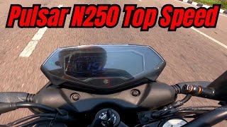 2024 Pulsar N250 Top Speed Test [upl. by Westfall315]