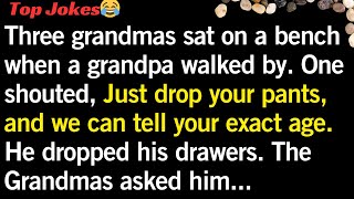 🤣Best Jokes  Three mischievous old grandmas were sitting on a bench outside the nursing loljokes [upl. by Marybelle]