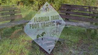 Florida Trail Seminole State Forest Mile 3928 to 4002 August 25th 2021 [upl. by Urba]