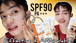 EFFECTIVE amp AFFORDABLE SUNSCREEN Spf 90 PA Disaar SUNSCREEN PROTECTION AND COVERAGE honestreview [upl. by Hetti]