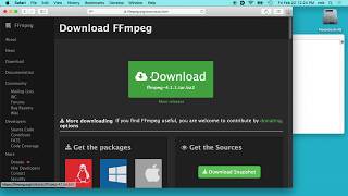 Installing FFmpeg on a Mac without Macports [upl. by Vincenta]