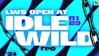 2024 LWS Open at Idlewild  FPO R1B9  Handley Scoggins Gannon Klein  Jomez Disc Golf [upl. by Adelheid]