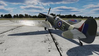 Spitfire Mk IX  Solo Training [upl. by Kaine257]