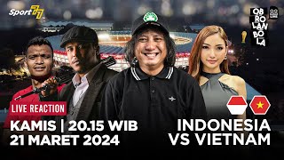 LIVE REACTION INDONESIA VS VIETNAM [upl. by Wycoff519]