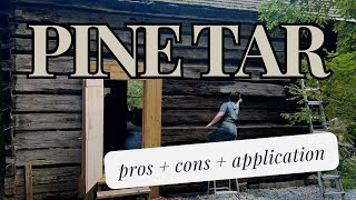 Lets Learn All About Pine Tar Sustainable Wood Finish [upl. by Aihsa]