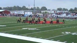 Herrin High School and Duquoin High School Dance Team Football Game [upl. by Atikram]