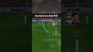 Free Kick Curve Ball 🥶🐐🔥 efootball efootball2025 shorts shortsfeed gaming gameplay [upl. by Labanna]