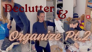 🍁WARDROBE DECLUTTER amp ORGANIZE PART 2 fall 2024 declutter motivationcloset clear out [upl. by Livy279]