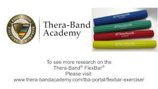 TheraBand® FlexBar® Exercise for quotGolfers Elbowquot [upl. by Eiralc210]