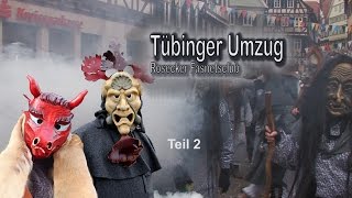 Fasnetsumzug Tübingen 2016  Teil 2 [upl. by Fruin]