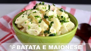 SALADA DE BATATA COM MAIONESE  RECEITA SEM CARNE  RECEITAS QUE AMO [upl. by Marfe411]