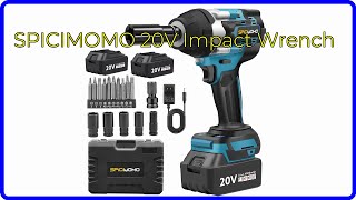 REVIEW 2024 SPICIMOMO 20V Impact Wrench ESSENTIAL details [upl. by Ettelocin]