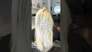 Platinum Blonde Highlights Toronto Hairstylist Blonde Specialist blondehighlights brightblonde [upl. by Legin]