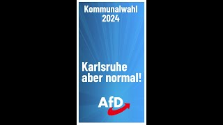 Kommunalwahl 2024 AfD in Grötzingen [upl. by Ainival]