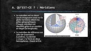 GEO3  FTS  Méridiens parallèles et pôles [upl. by Arita]