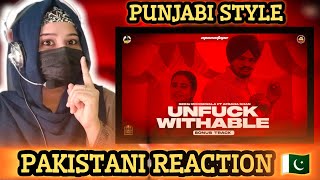 Pakistani Reaction on Sidhu Moose Wala Official Video UNFUCKWITHABLE  MooseTape [upl. by Leummas]