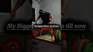 250 kg Deadlift warmup  shorts gym powerlifting deadlift [upl. by Harl]