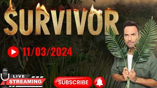 🔴Live Survivor 11032024 με ζωντανο σχολιασμο [upl. by Sivle]