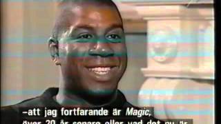 Magic Johnson in Sweden Interview part 1 [upl. by Bev]