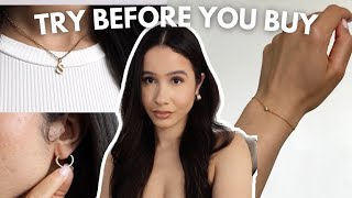 the BEST way to buy jewelry  try on haul Talisa Jewelry [upl. by Merle703]