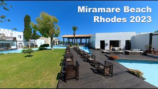 Rhodes Miramare Beach 2023 [upl. by Rossing990]