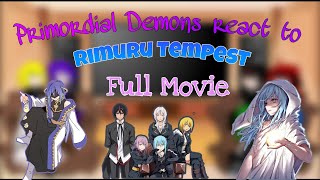 Primordial Demons react to Rimuru Tempest  Full Movie  Tensura  GCRV [upl. by Gnah]