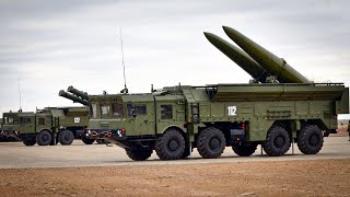 9K720 IskanderM  Russian Short Range Ballistic Missile [upl. by Kamal]