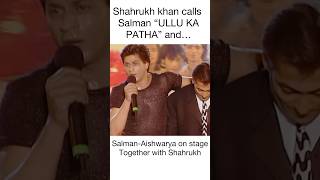 When Salman was “Gentleman” amp SRK was “BHAI”SALMAN amp AISHWARYA TRYING TO SEE EACH OTHER [upl. by Swinton236]