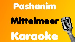 Pashanim • Mittelmeer • Karaoke [upl. by Anert]