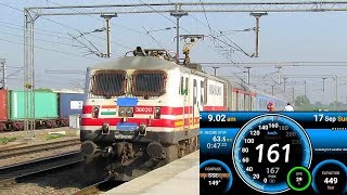 160 kmph Thrill GATIMAAN Exp Ride  Onboard Indias FASTEST Train FULL Journey Compilation [upl. by Tobi]