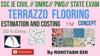 Terrazzo Flooring Quantity Calculation [upl. by Page484]